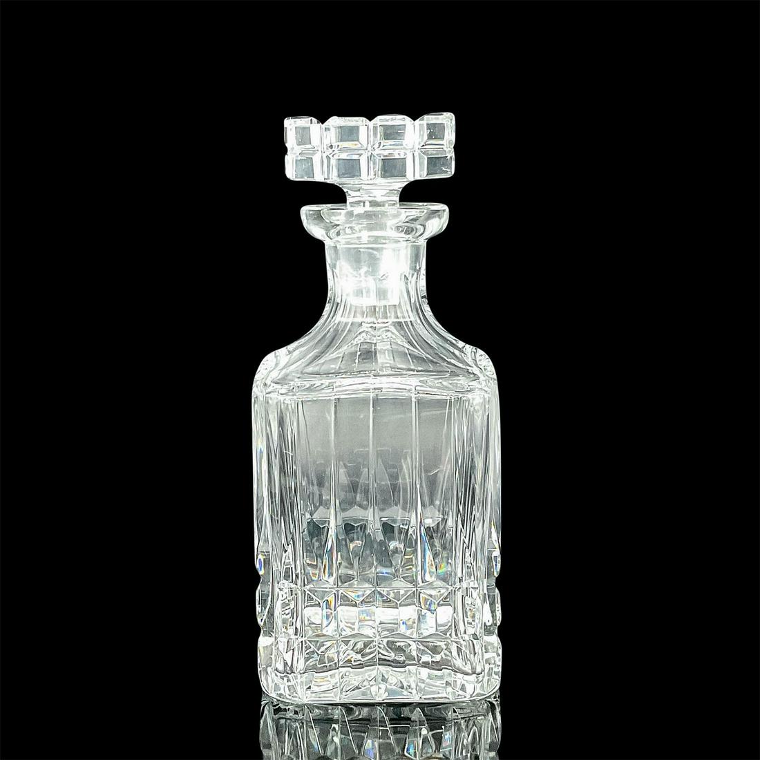 Decorative Glass Whisky Decanter w/Stopper Marquis Design (1 of 3)
