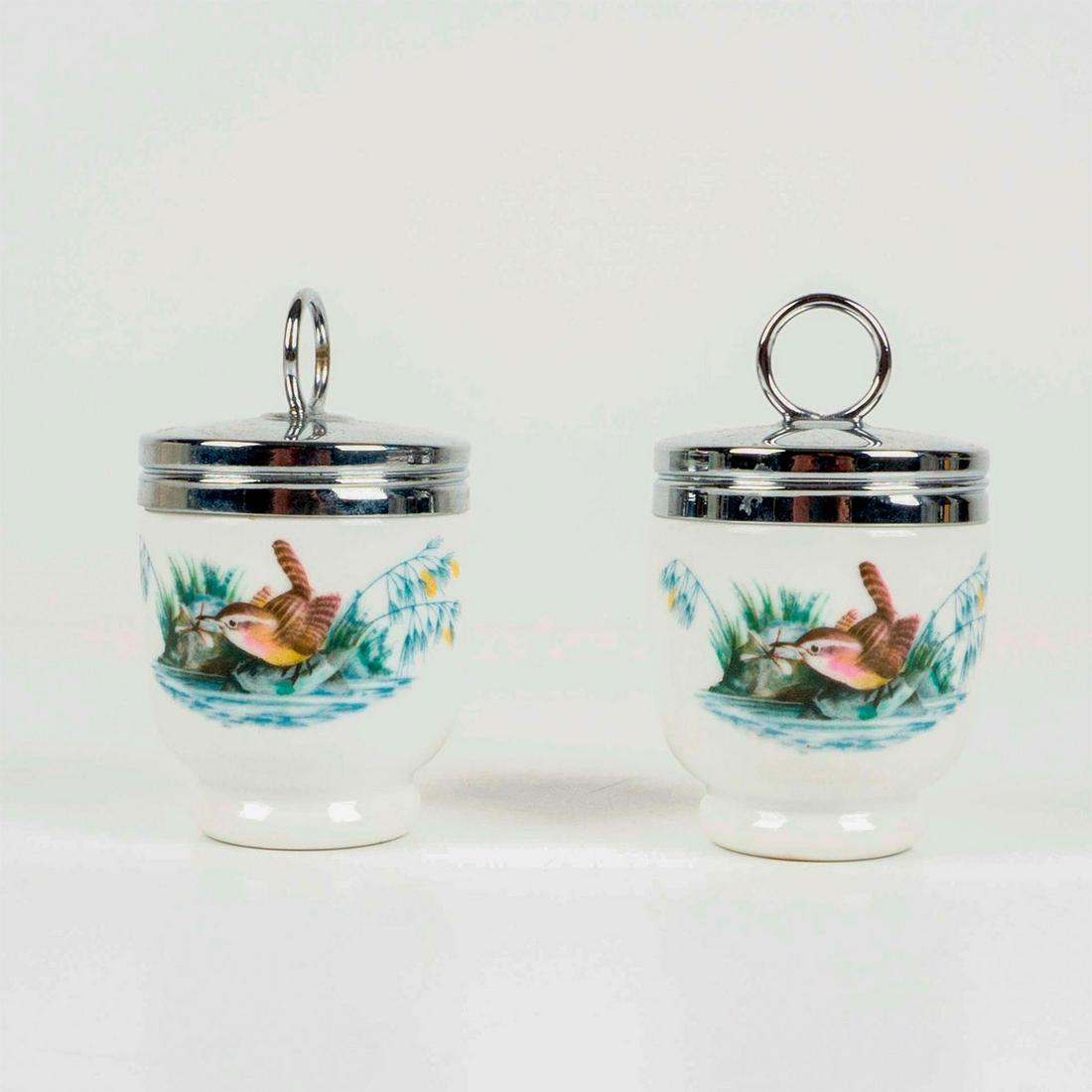 2pc Royal Worcester Porcelain Egg Coddlers (1 of 4)