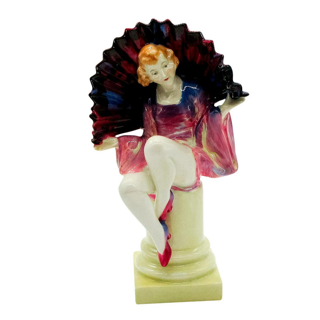 Angela - HN1204 - Royal Doulton Figurine: Formerly known as Fanny before name change. Artist: Leslie Harradine Issued: 1926 - 1940 Dimensions: 7.25"H Manufacturer: Royal Doulton Country of Origin: England Condition: Age rela