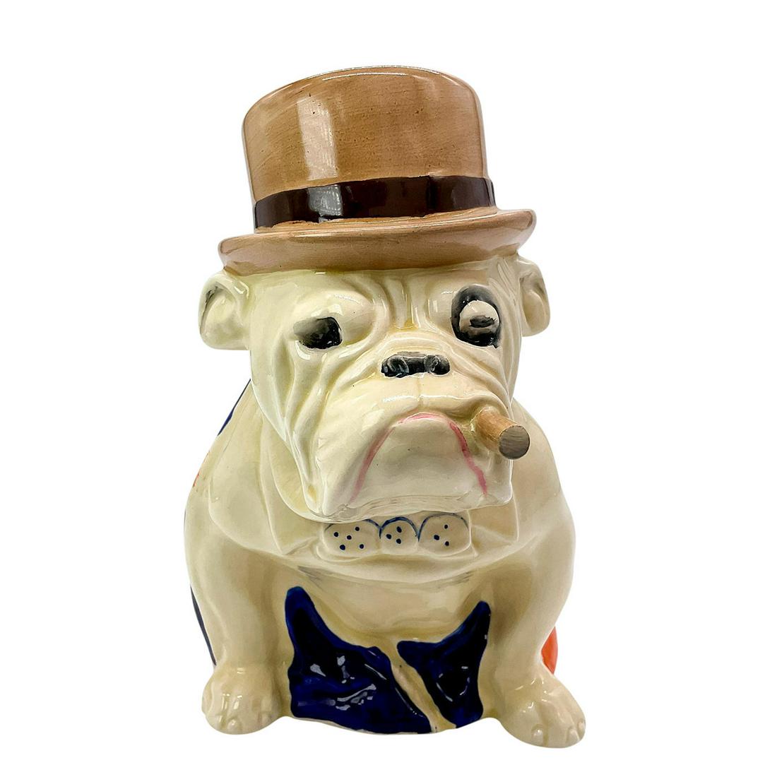 Royal Doulton Figure, Large Union Jack Bulldog D6178 (1 of 5)