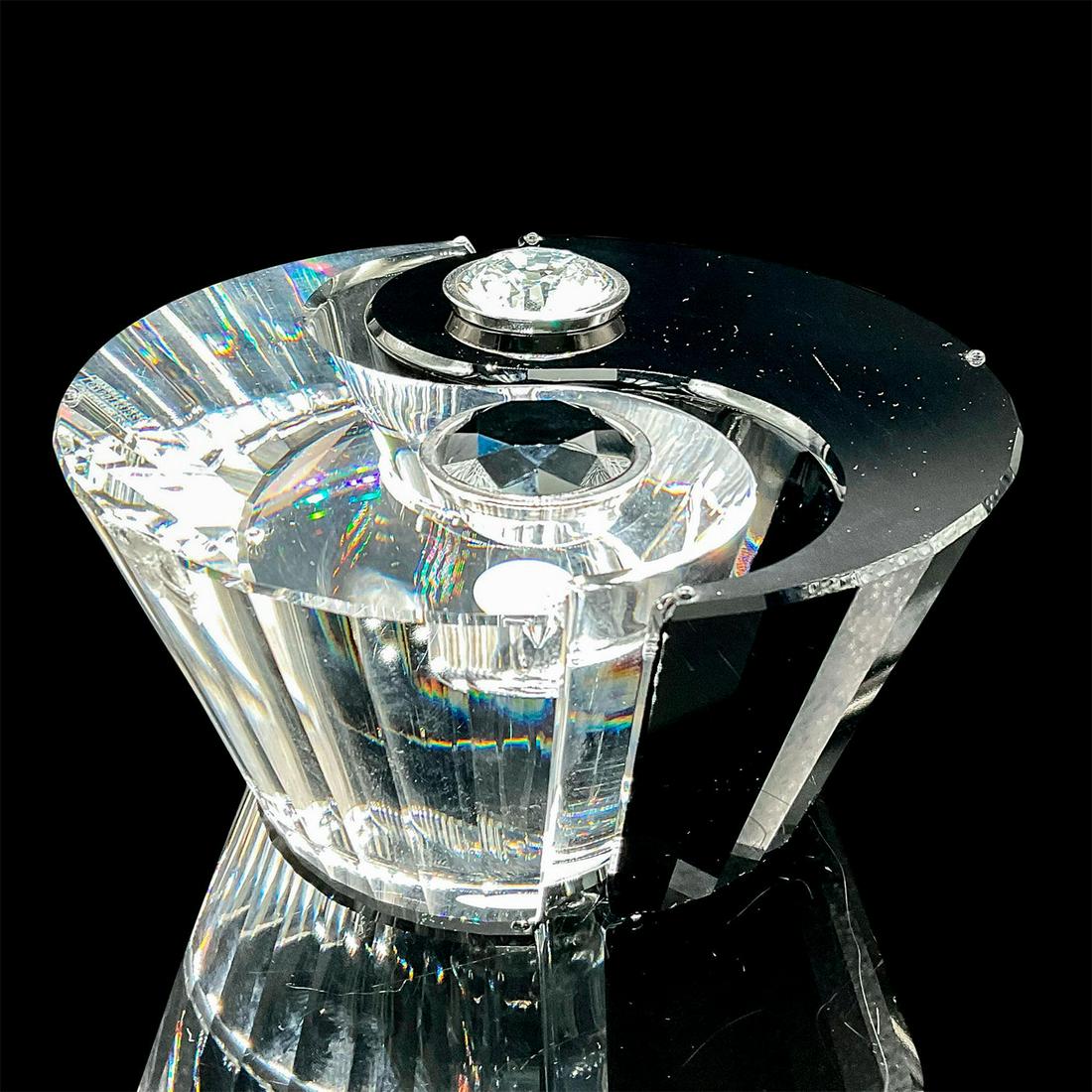Swarovski Crystal Candleholder, Yin Yang 226820 (1 of 5)