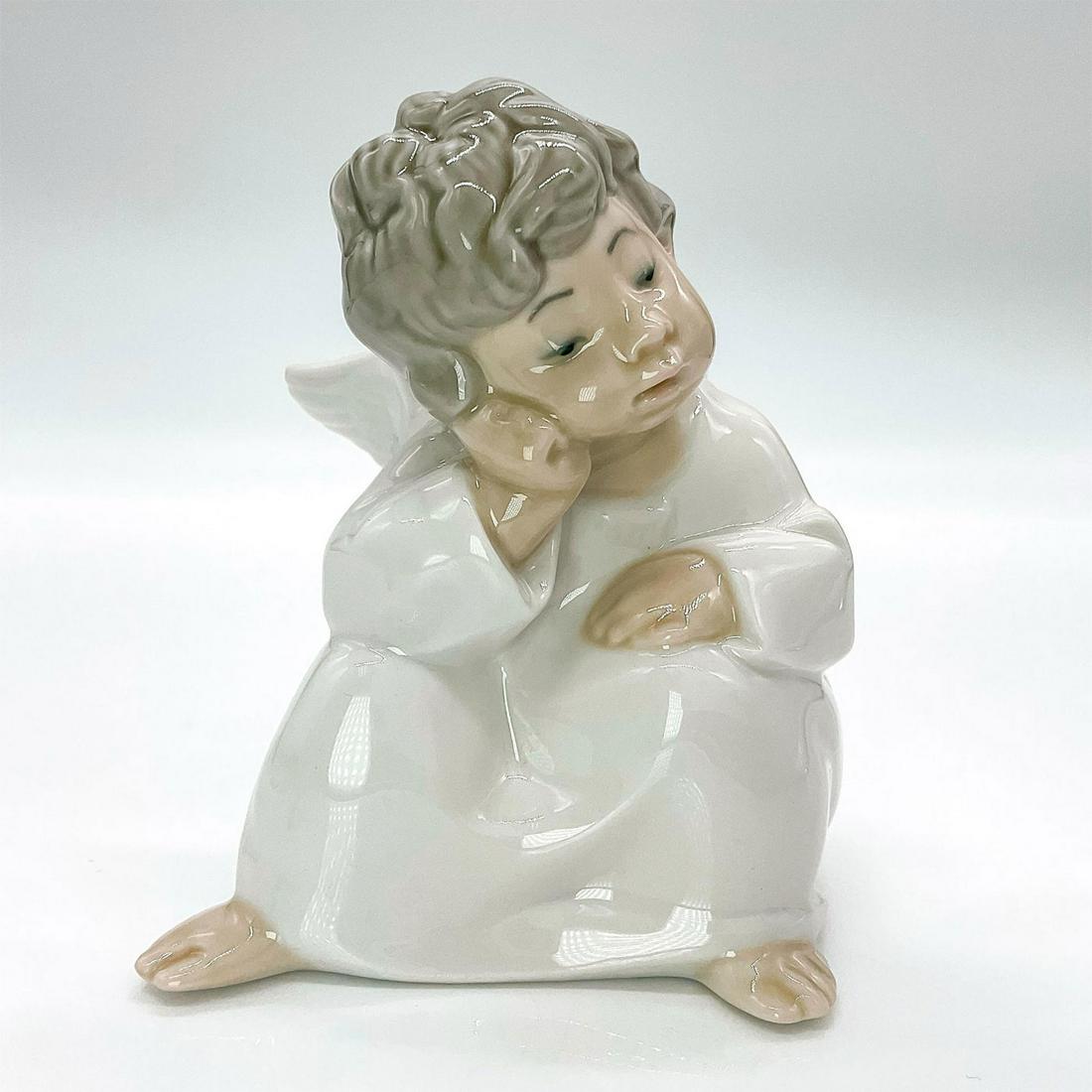 Angel Thinking 1004539 - Lladro Porcelain Figurine (1 of 3)