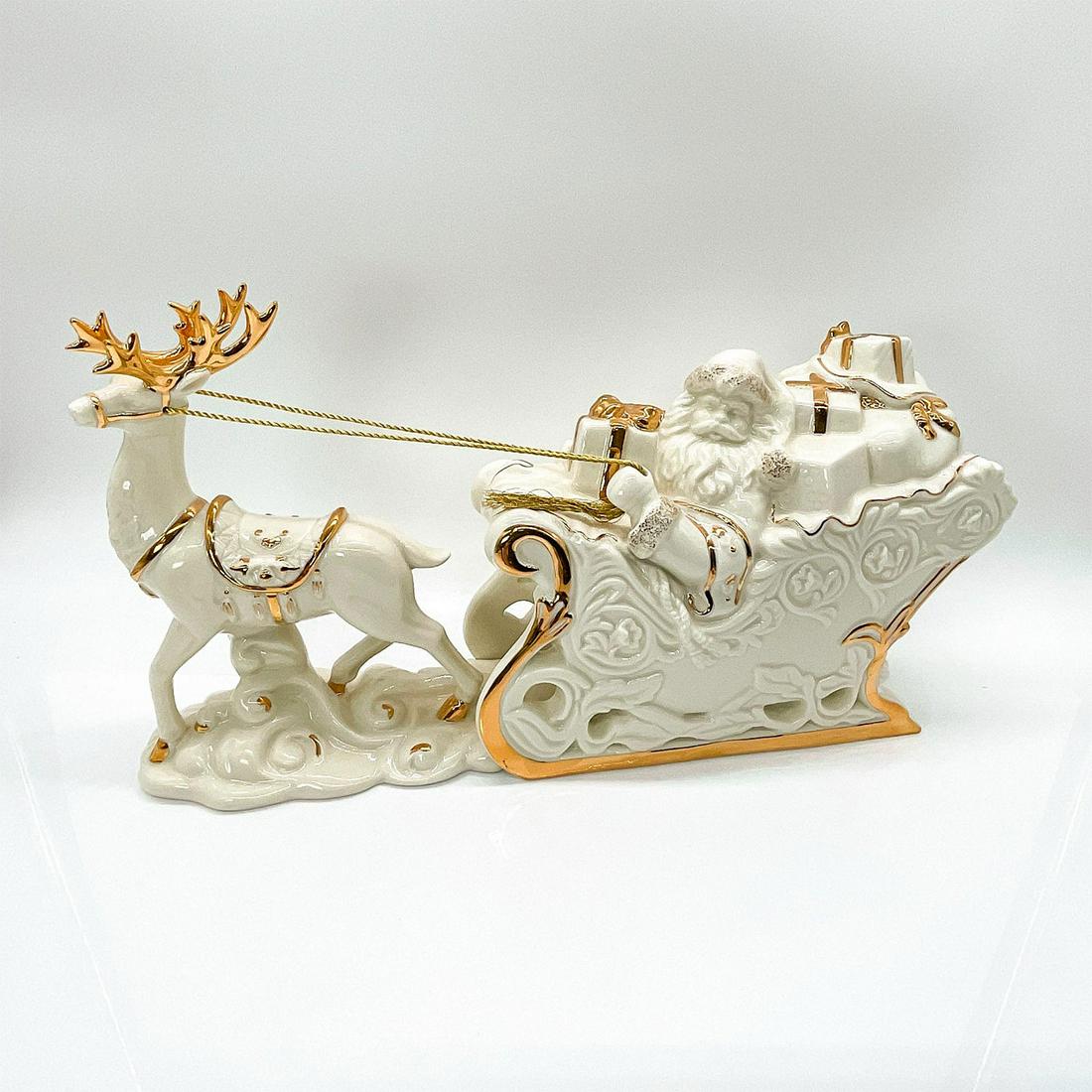 Lenox Christmas Figure, Santa in Sleigh (1 of 3)