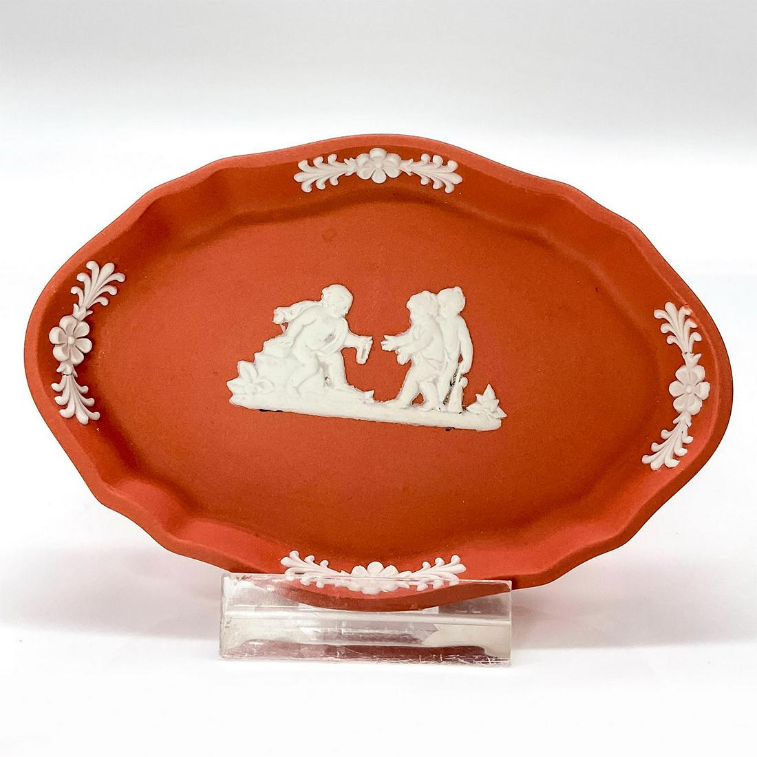 Wedgwood Jasperware Trinket Dish, Cherubs (1 of 2)