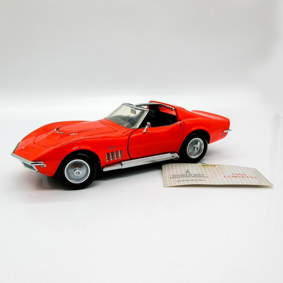 Franklin Mint 1969 Chevrolet Corvette Model Car (1 of 4)