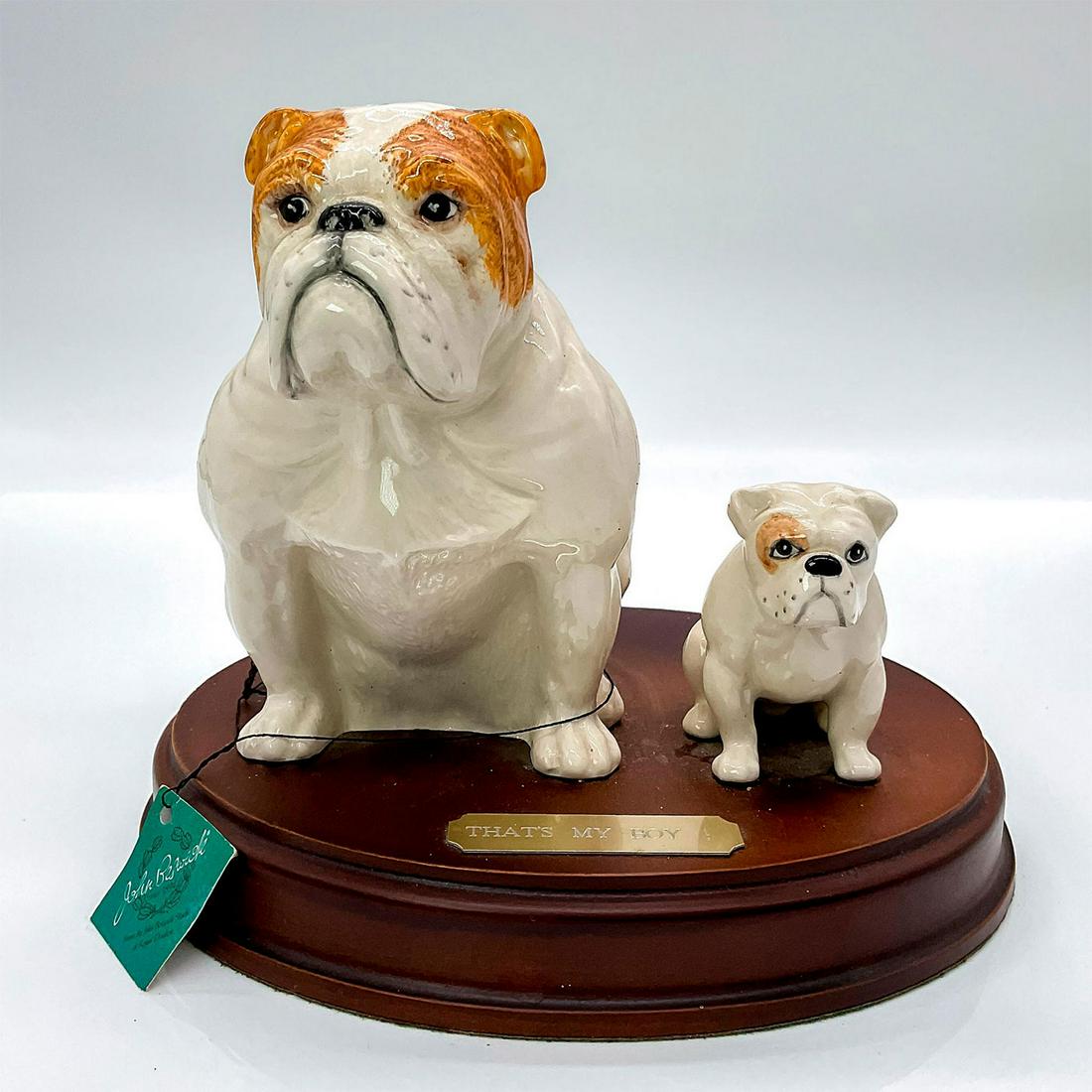 Beswick Porcelain Figure on Wooden Plinth, That's My Boy (1 of 3)