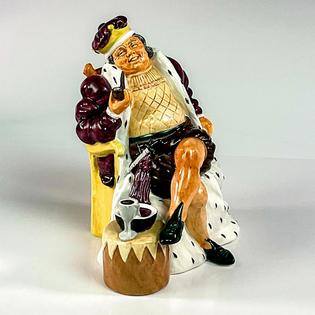 Old King Cole - HN2217 - Royal Doulton Figurine: Artist: Peggy Davies Issued: 1963 - 1967 Dimensions: 6.5"H Manufacturer: Royal Doulton Country of Origin: England