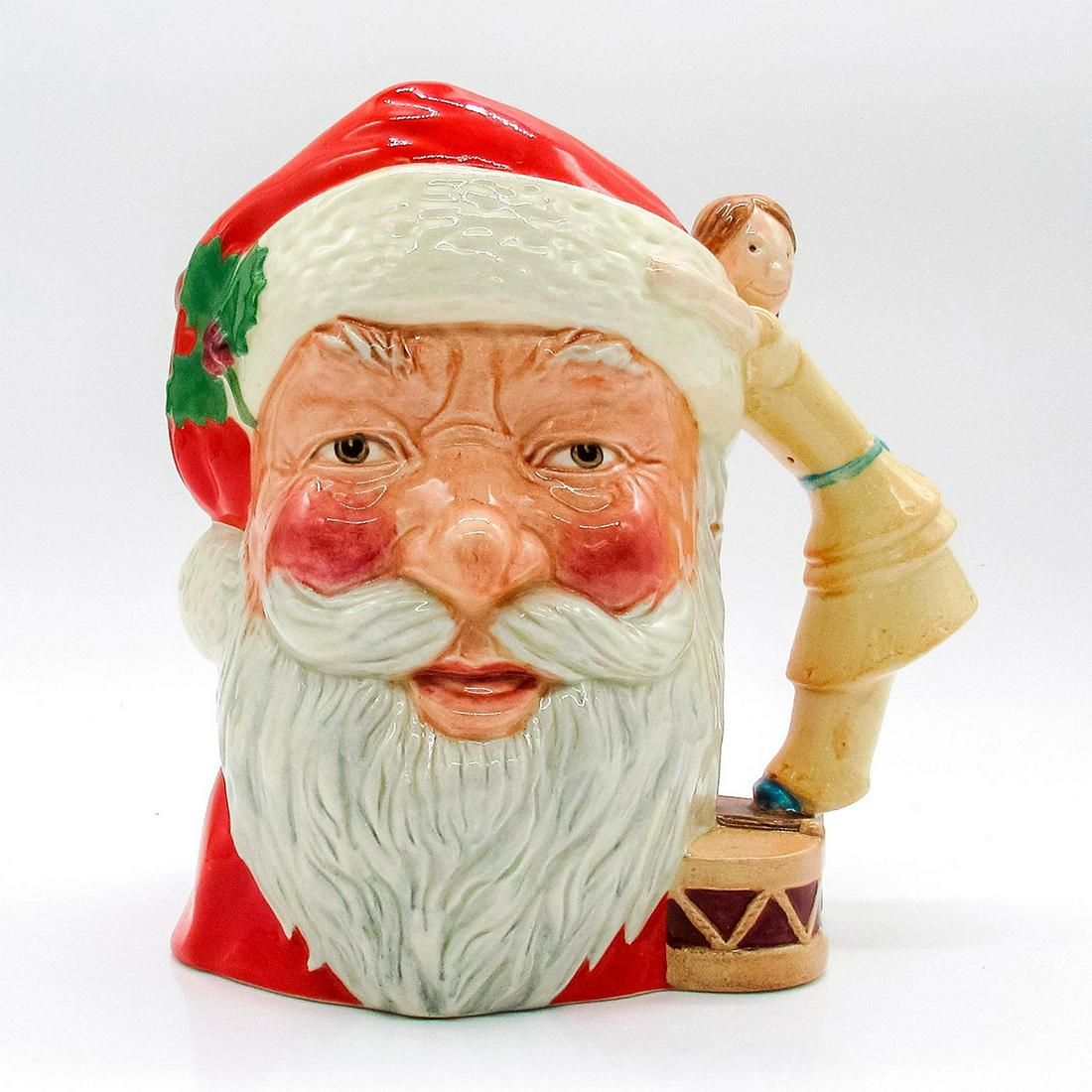 Santa Claus Doll on Drum D6668 - Large - Royal Doulton Character Jug (1 of 5)