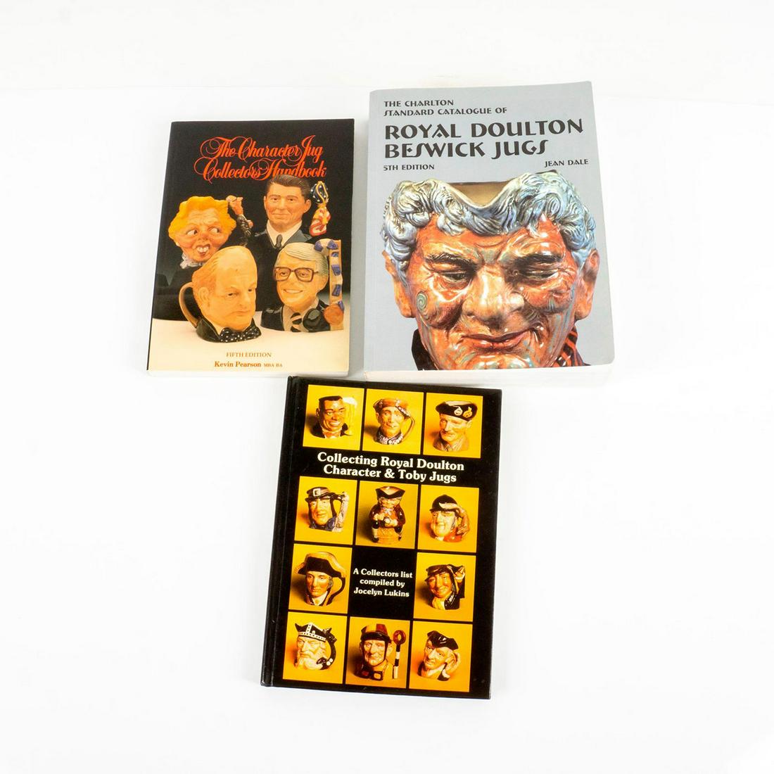 3pc Royal Doulton Character Jugs and Toby Jugs Books (1 of 2)