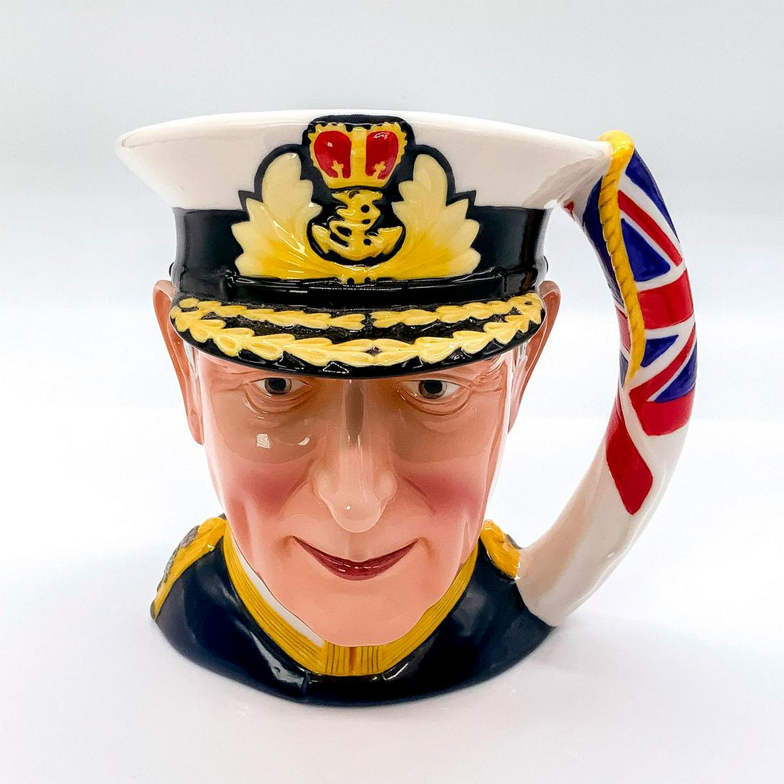 Franklin Porcelain Character Jug, Admiral of the Fleet (1 of 3)