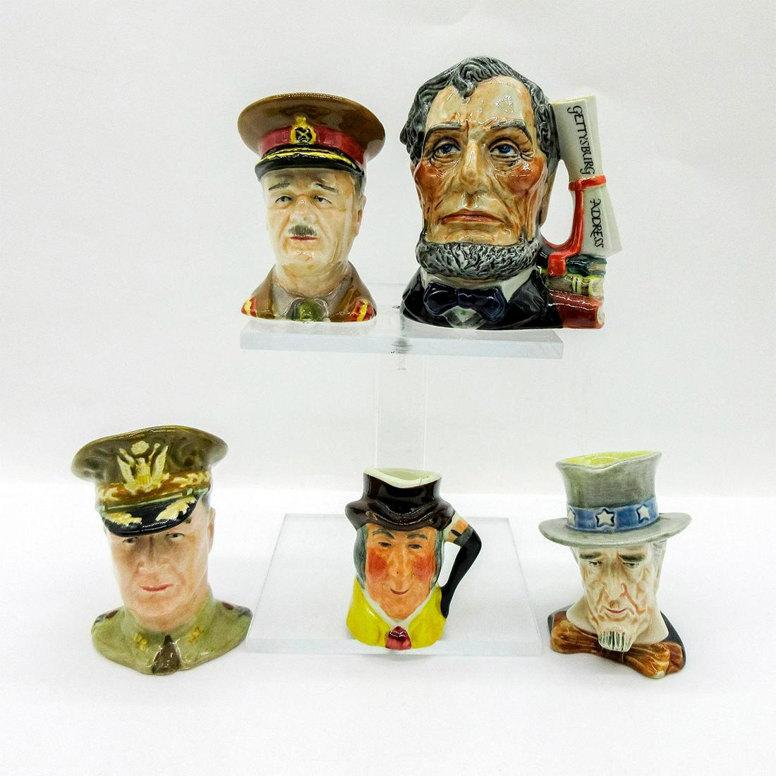 5pc Vintage English Jugs, Various Characters (1 of 9)