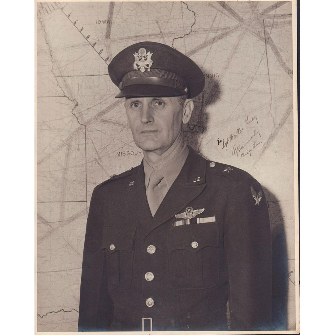 Vintage Signed Portrait of WWII Airforce Brigadier General (1 of 1)