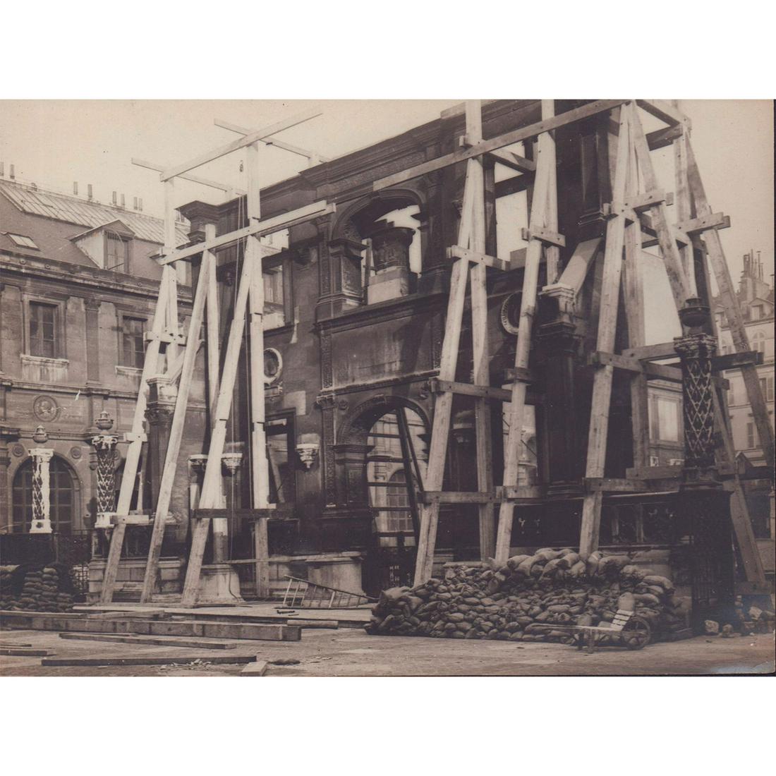 Paris Photo of Air-Raid Protection of Art, Gaillon Arch (1 of 2)
