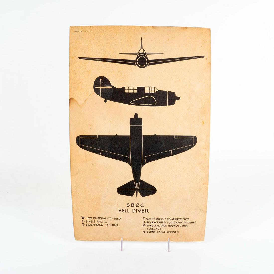 WWII Era SB2C Hell Diver Poster (1 of 3)