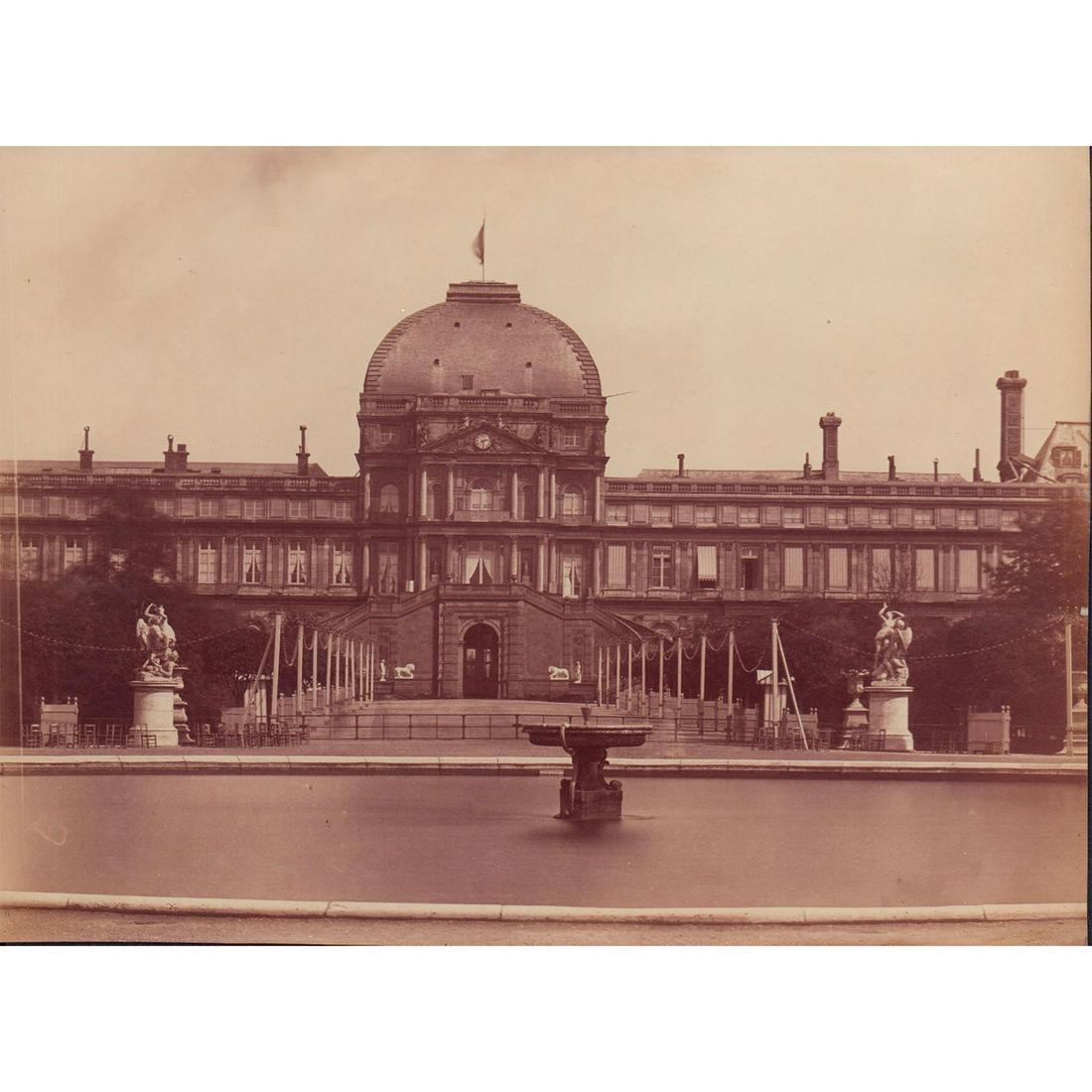 Antique Black and White Photo, Tuileries Palace (1 of 1)