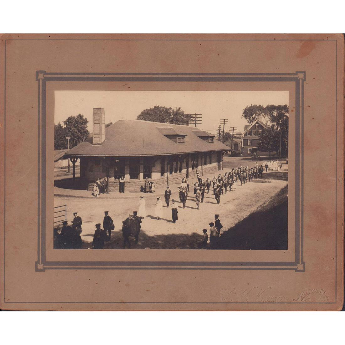 Antique Original Photograph, Andover Massachusetts Parade (1 of 1)