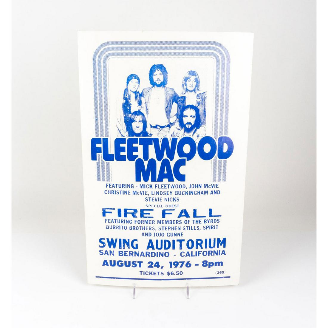 Fleetwood Mac Poster of Concert at Swing Auditorium (1 of 2)