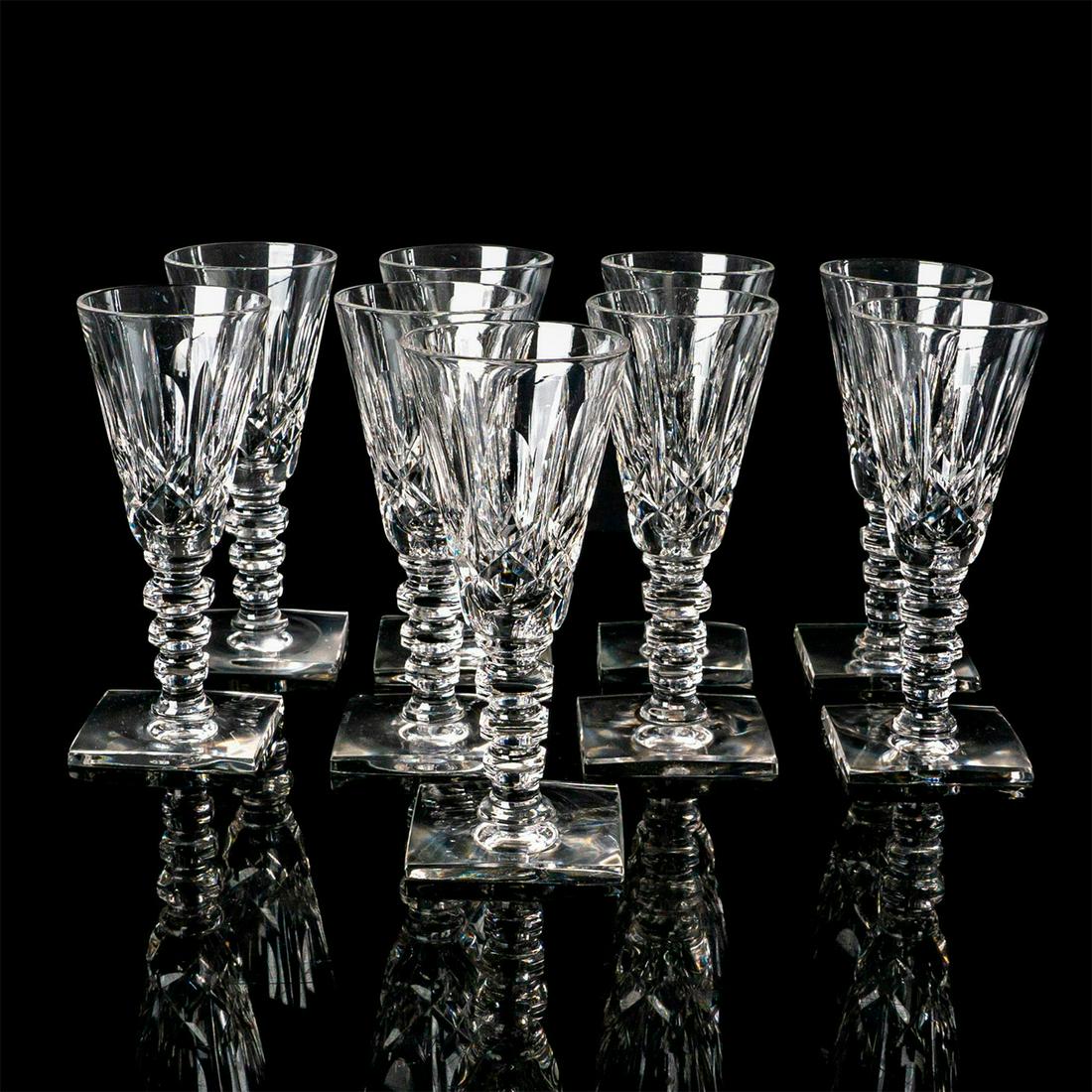 9pc Hawkes Crystal Cordial Glasses Mystic (1 of 4)