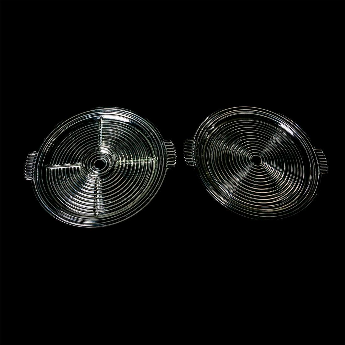 2pc Serving and Relish Platter, Anchor Hocking, Park Avenue (1 of 4)