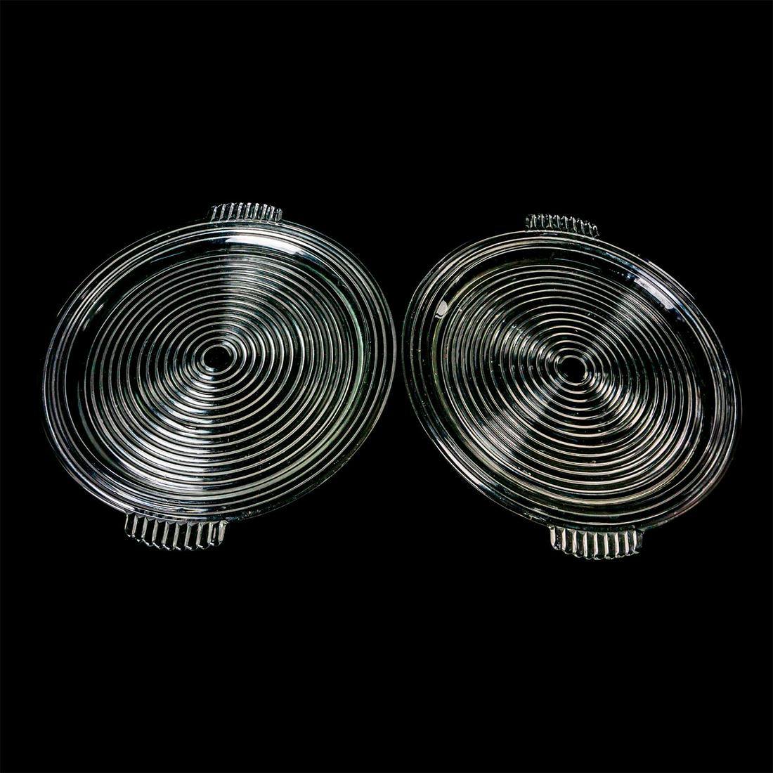 2pc Serving Platters, Anchor Hocking, Park Avenue (1 of 2)