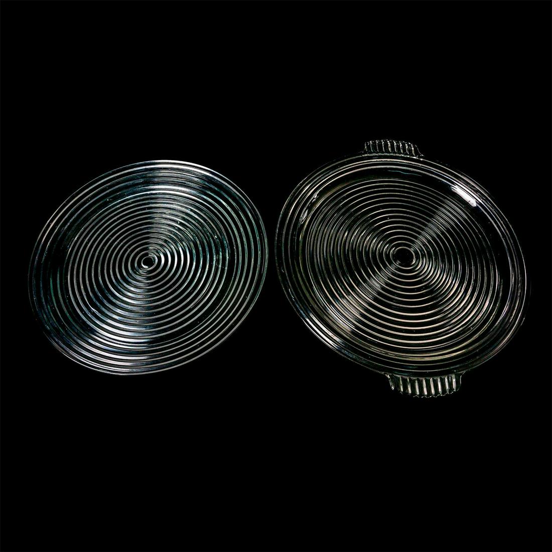 2pc Serving Platters, Anchor Hocking, Park Avenue (1 of 3)