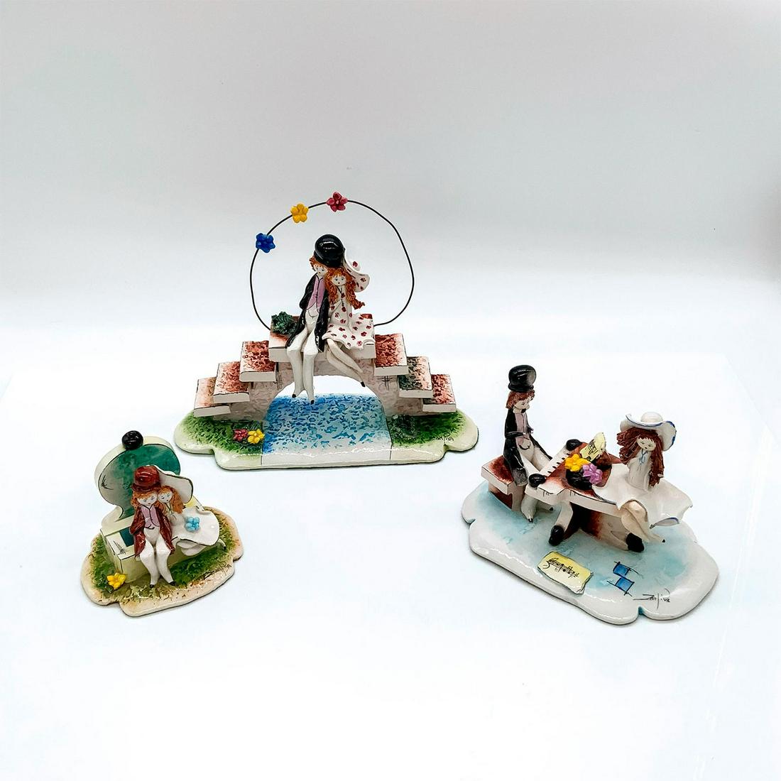 Trio of Italian Zampiva Clay Figurines (1 of 5)