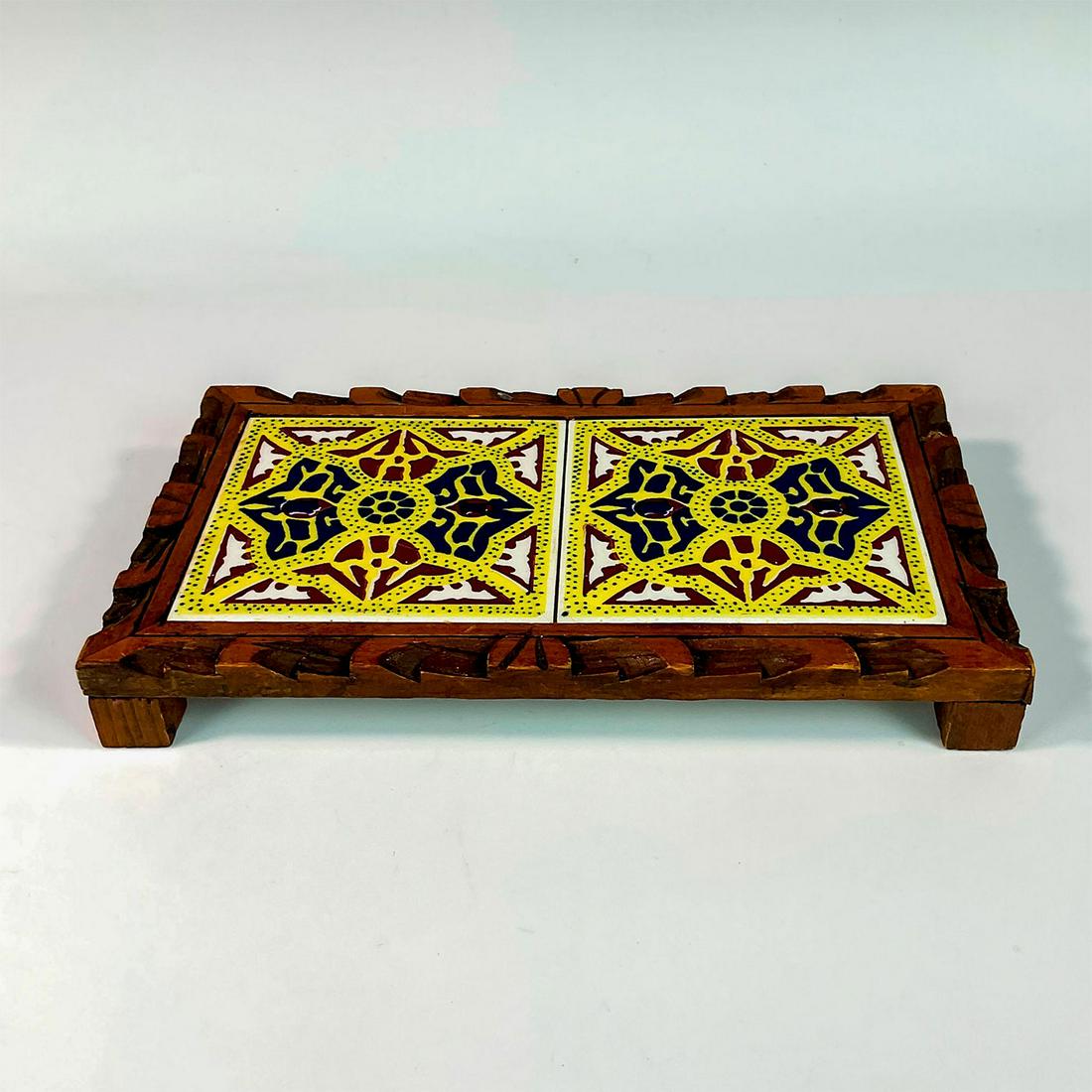 Vintage Mexican Tile Trivet (1 of 3)