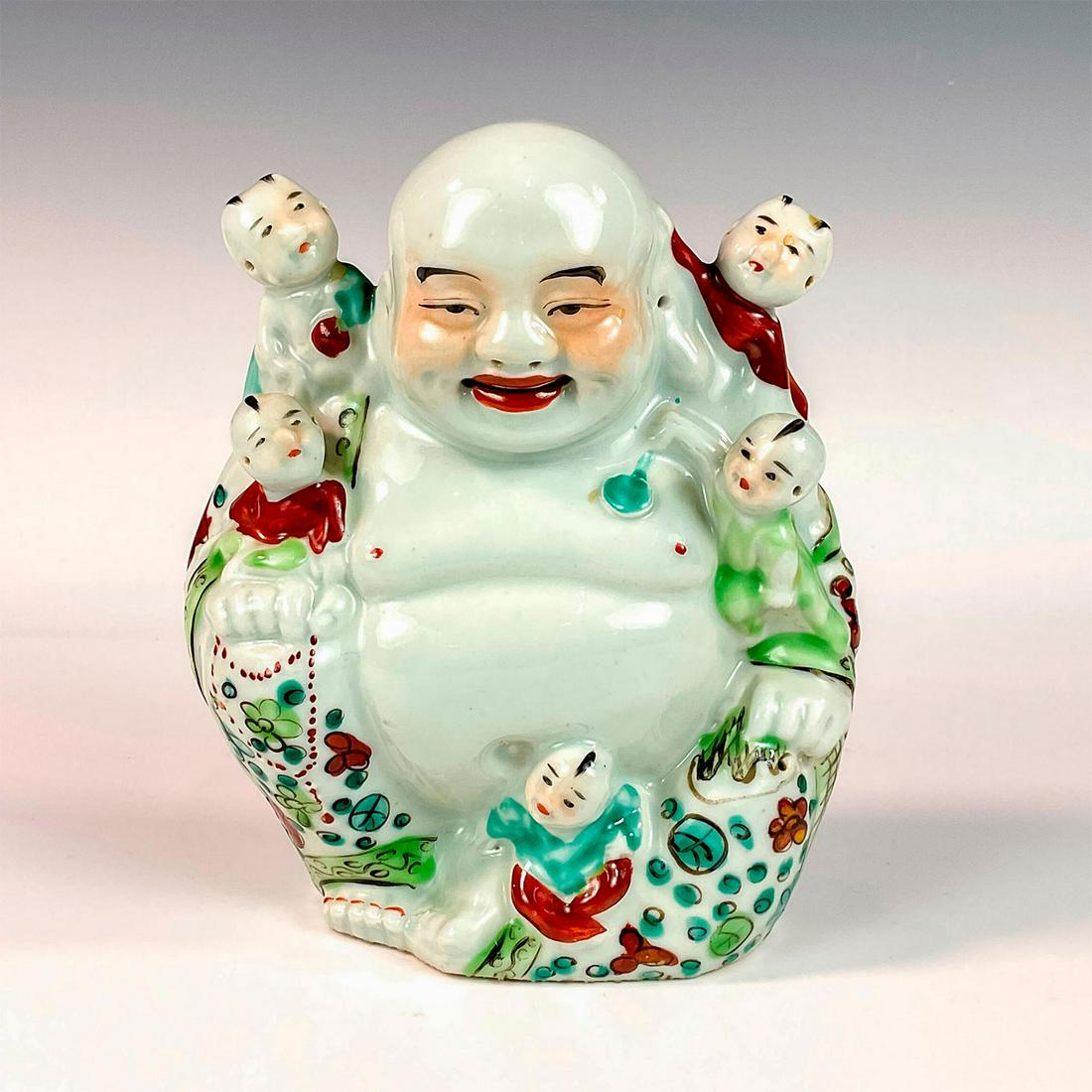 Vintage Chinese Porcelain Budai Figurine (1 of 3)