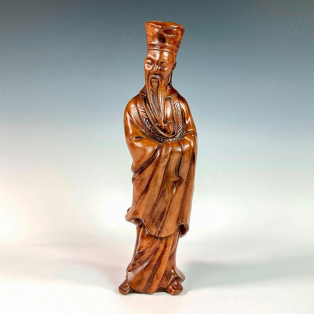 Chinese Ceramic Figurine of an Emperor (1 of 3)