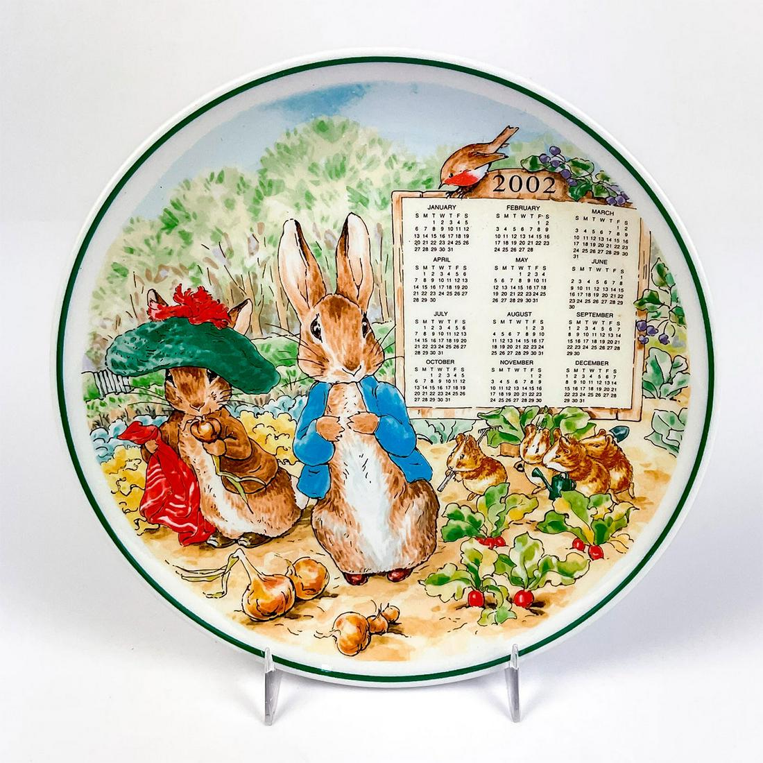 Wedgwood Beatrix Potter Peter Rabbit, Calendar Plate (1 of 3)