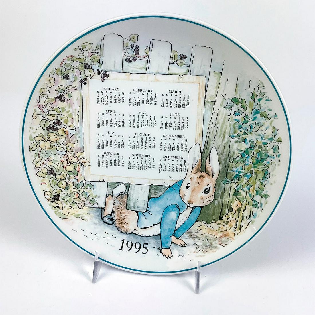 Wedgwood Beatrix Potter Peter Rabbit, Calendar Plate (1 of 3)
