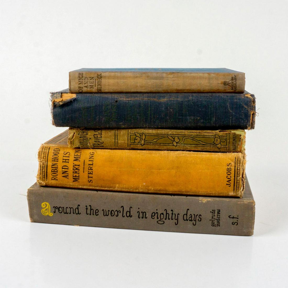 5pc Vintage Hardcover Classic Literature Books (1 of 4)