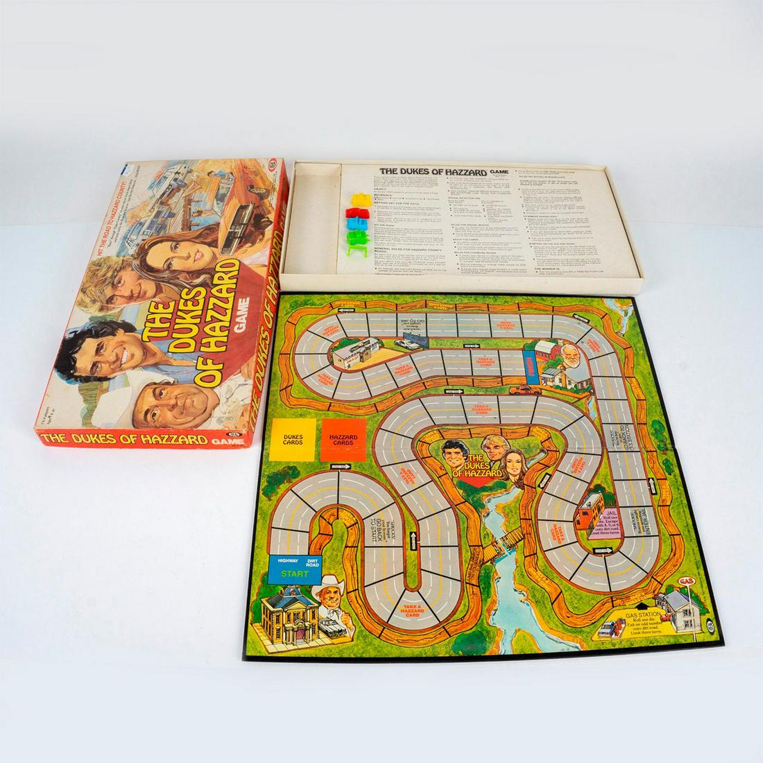 The Dukes of Hazzard Card Game Box and Gameboard (1 of 5)