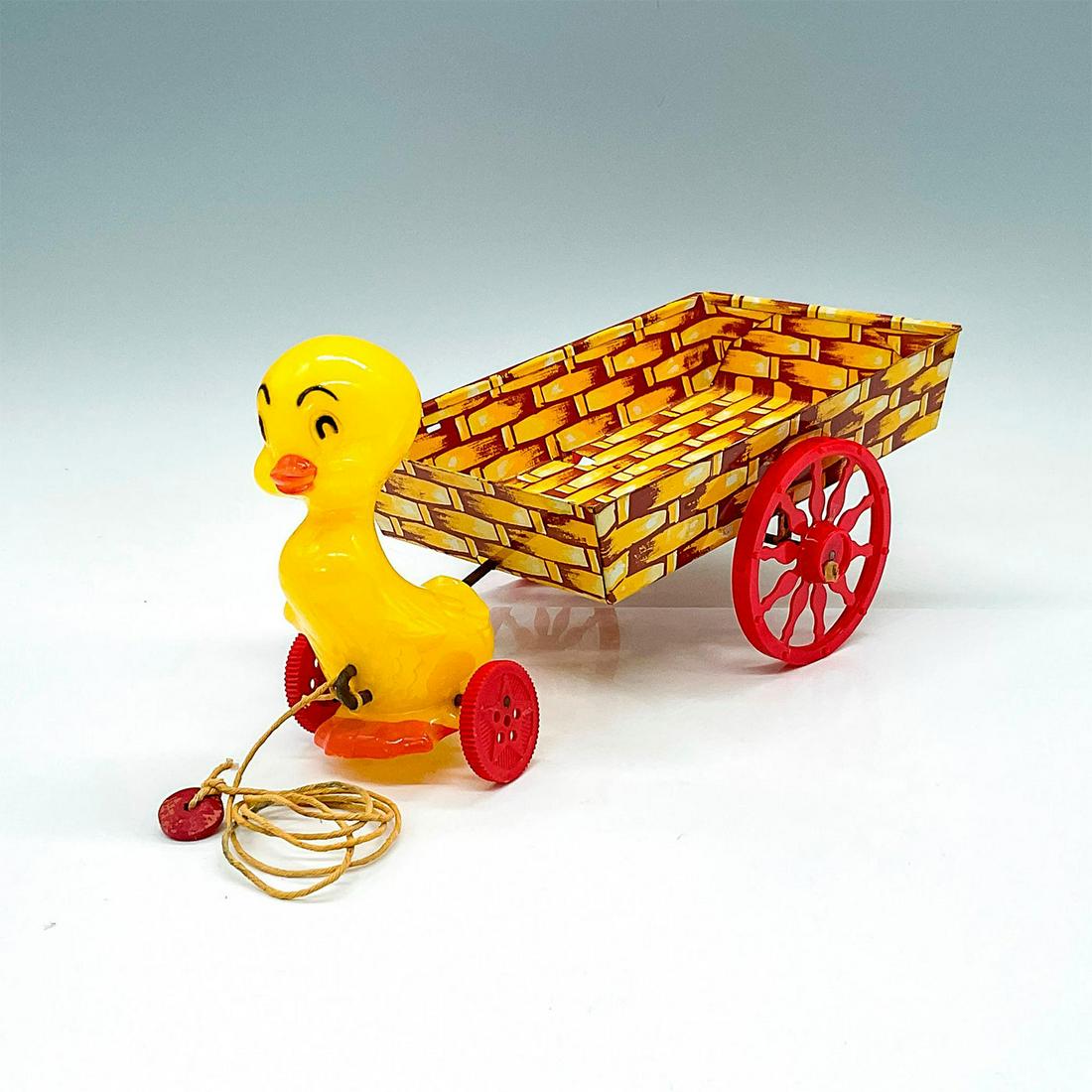 Mattel Creations Ducky Candy Cart Pull Toy Stock No. 697 (1 of 4)