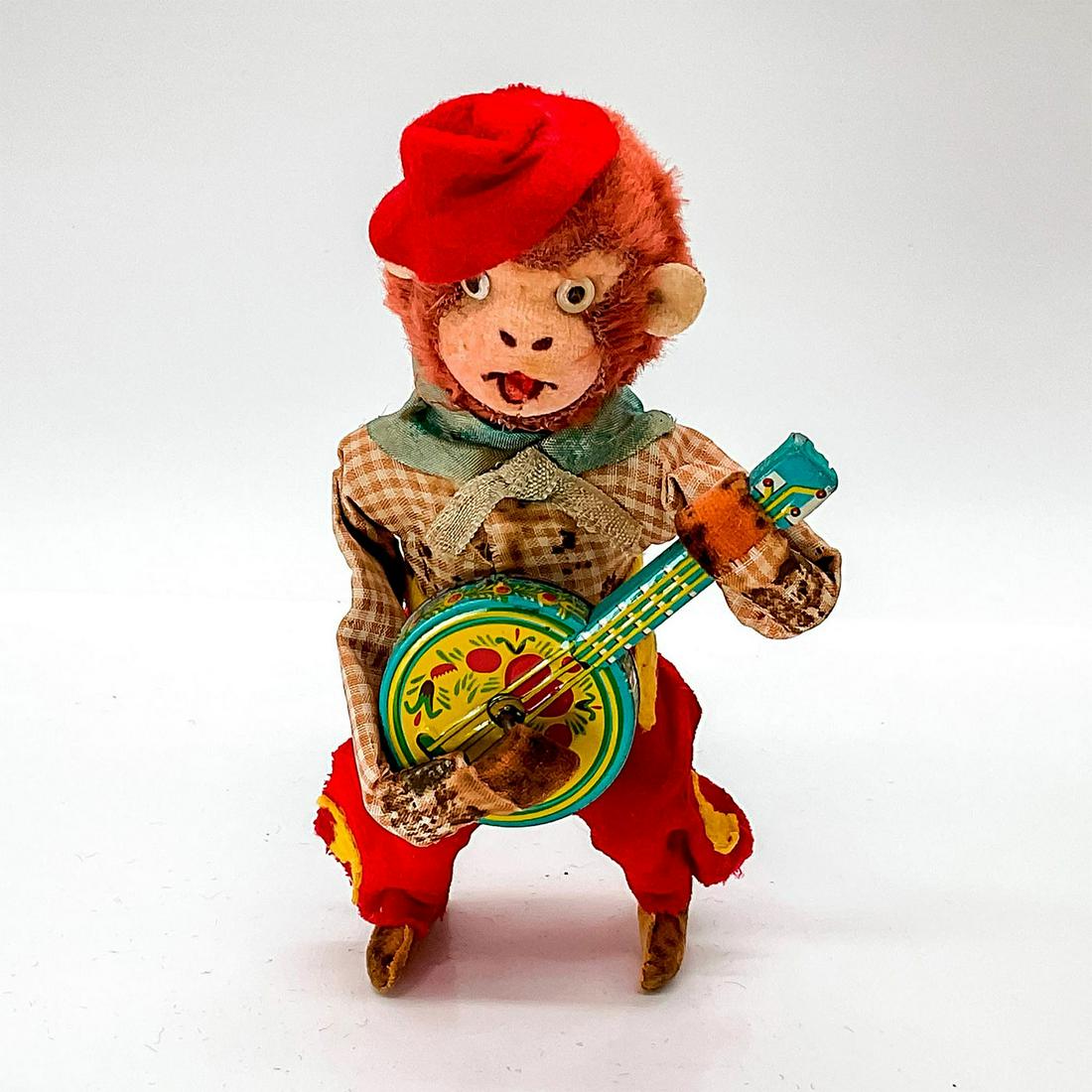 Banjo Player Cowboy Monkey Windup Toyland Toy (1 of 4)