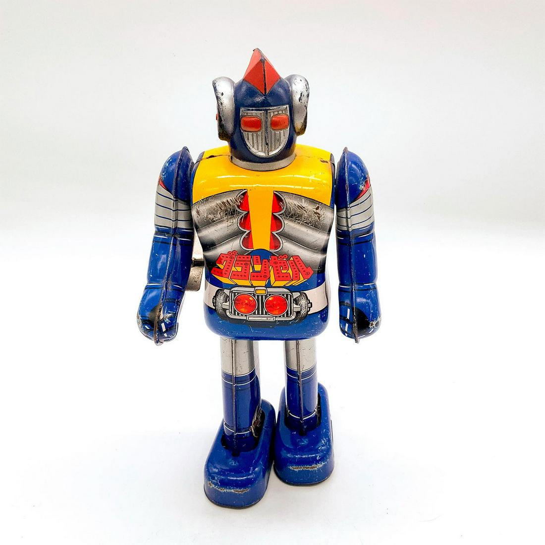 Japanese Space Ironman Kyodain Wind Up Robot Toy, Grounzel (1 of 3)