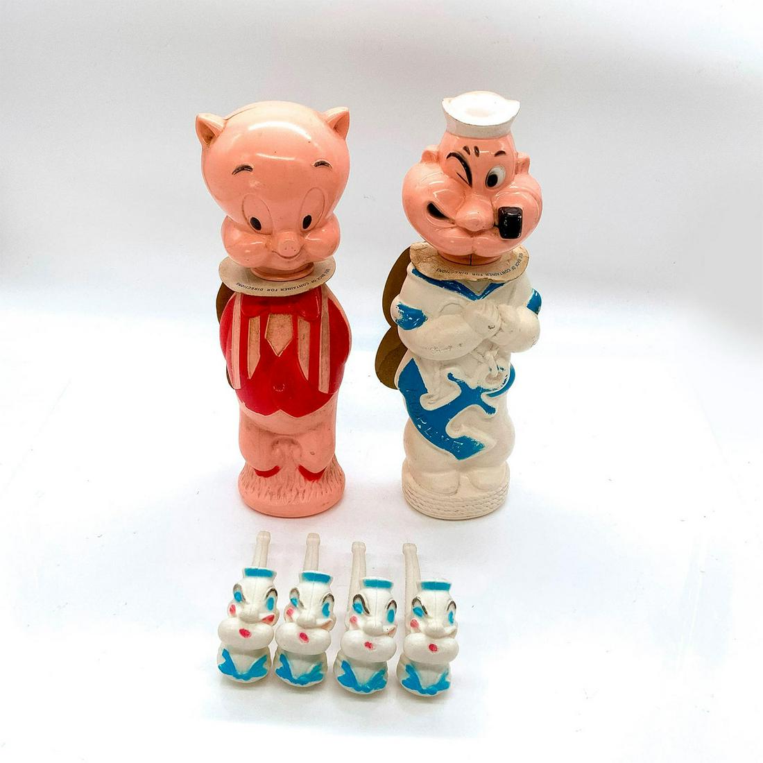 6pc Colgate Soaky Figural Bottles and Popeye Bubble Pipes (1 of 5)