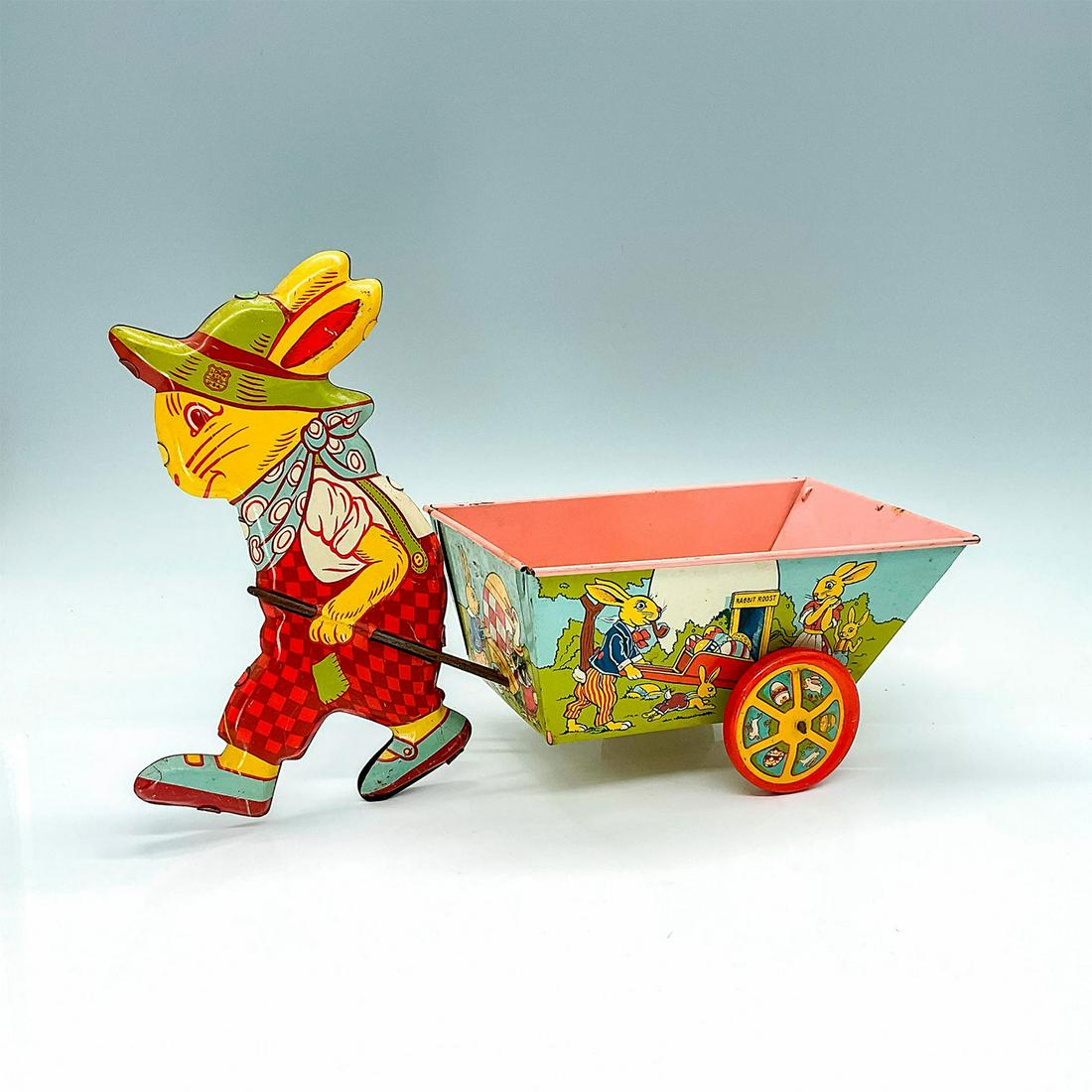 Tin Peter Rabbit Toy Wagon (1 of 3)
