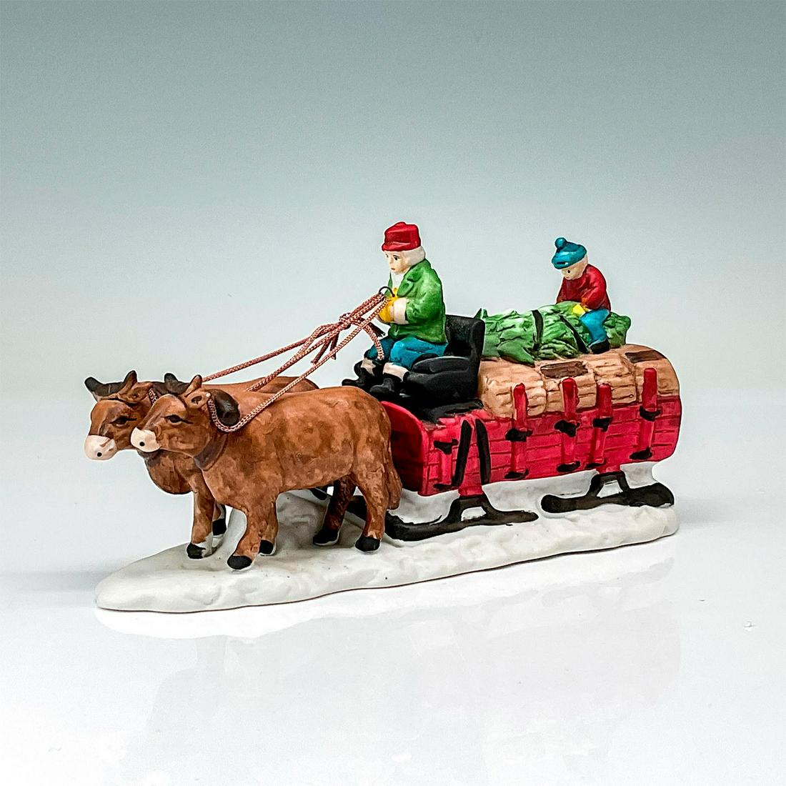 Department 56 Figurine, Ox Sled (1 of 4)