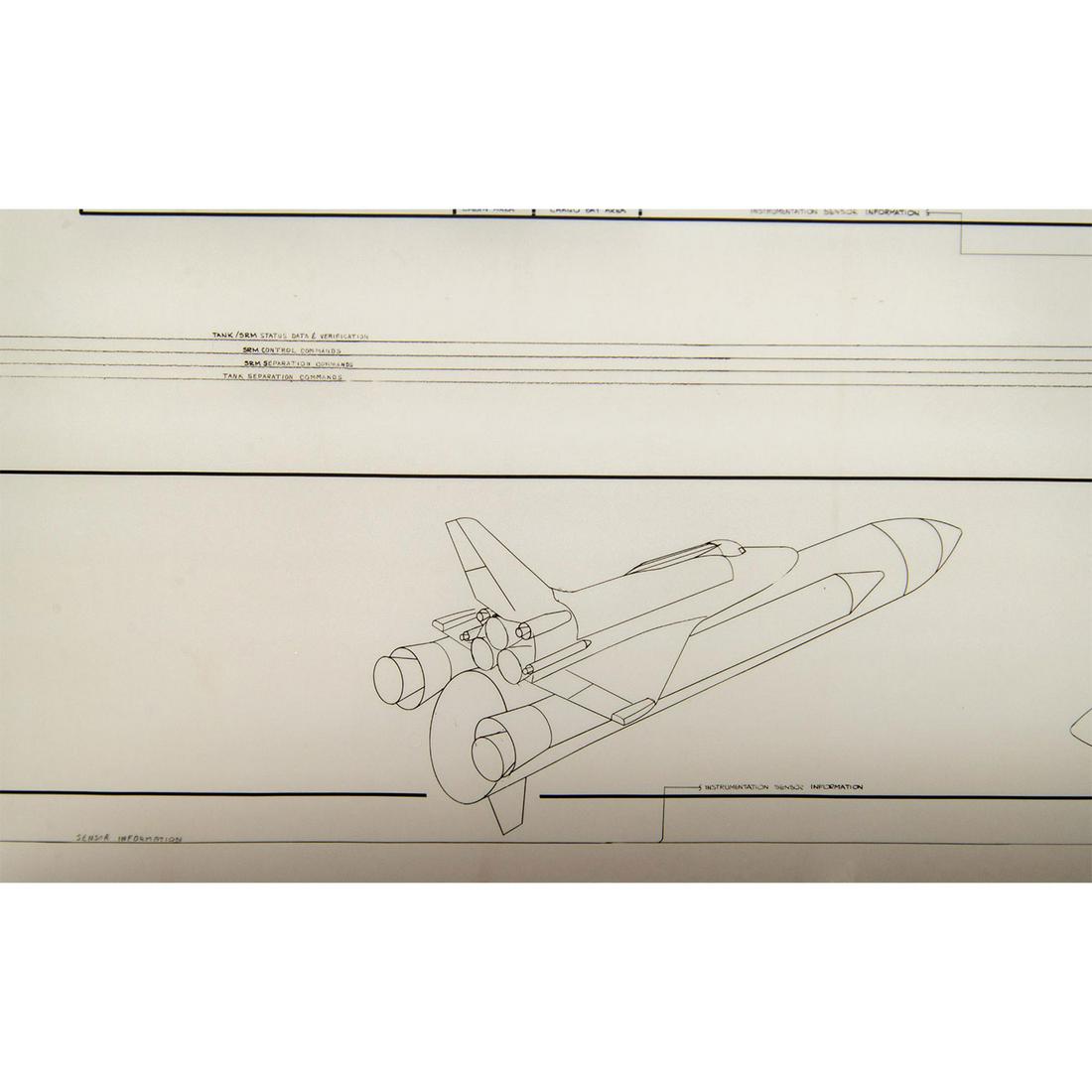 NASA Space Shuttle Orbiter Plans Drafted by Grumman Aerospace: Level I Diagram (1 of 16)