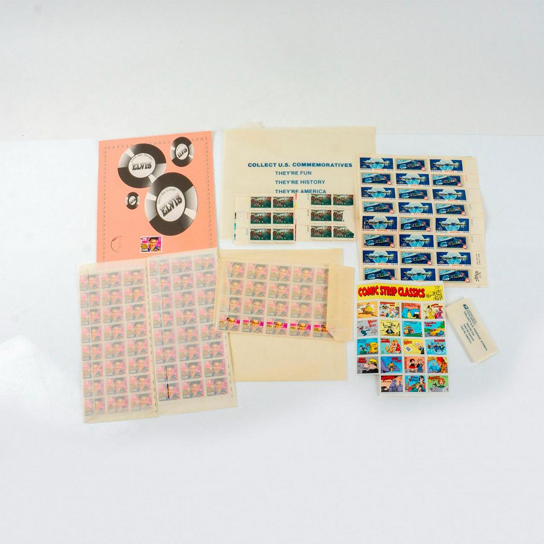 125pc Collection of US Postal Stamp Sheets (1 of 5)