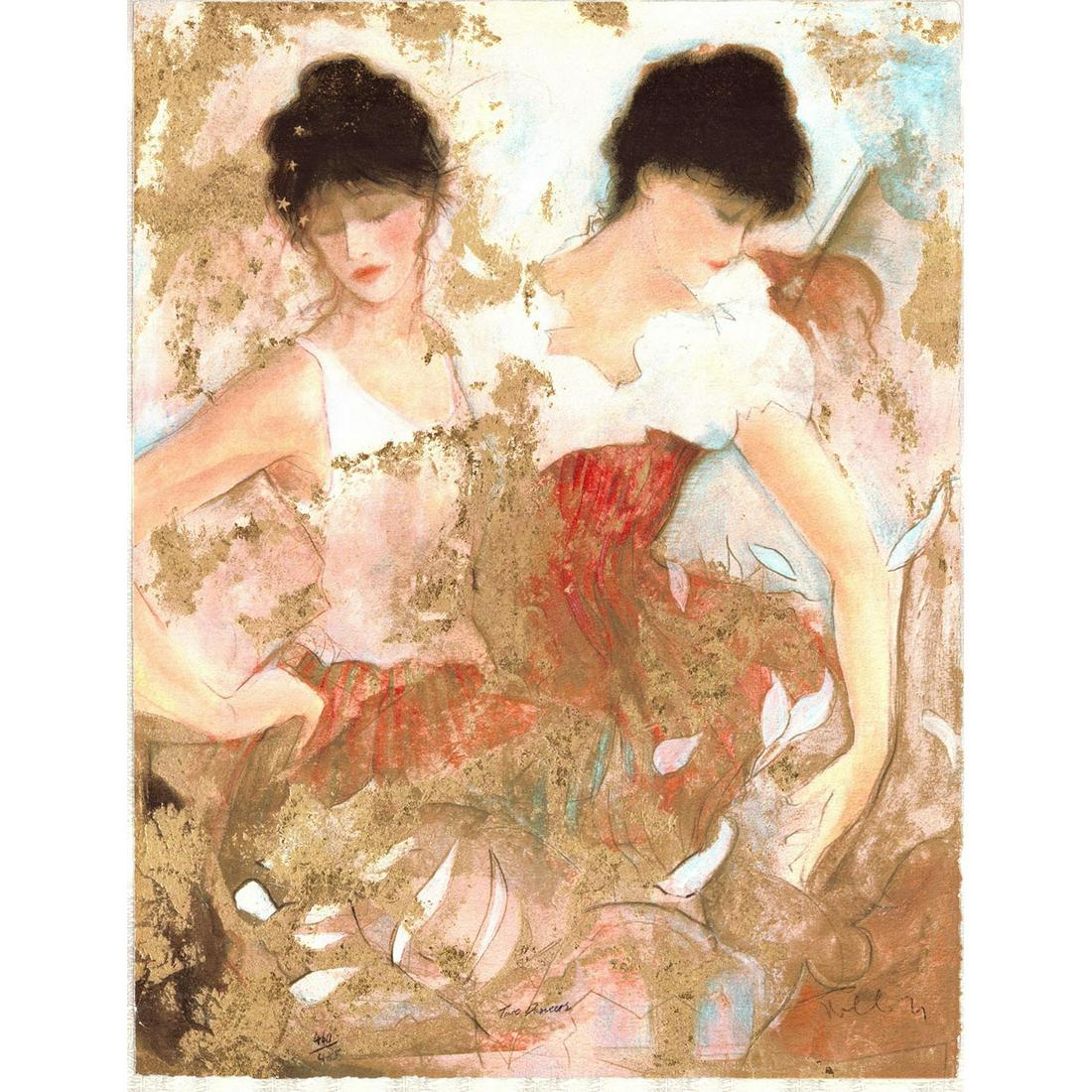 Janet Treby (British, b. 1955) Serigraph, Two Dancers (1 of 1)