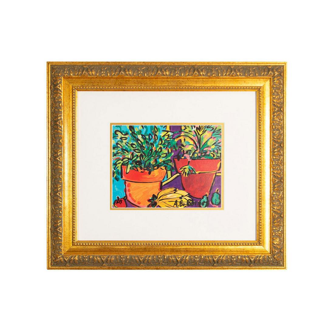 A.E. Barnes (American, 20th c.) Lithograph, Signed (1 of 6)