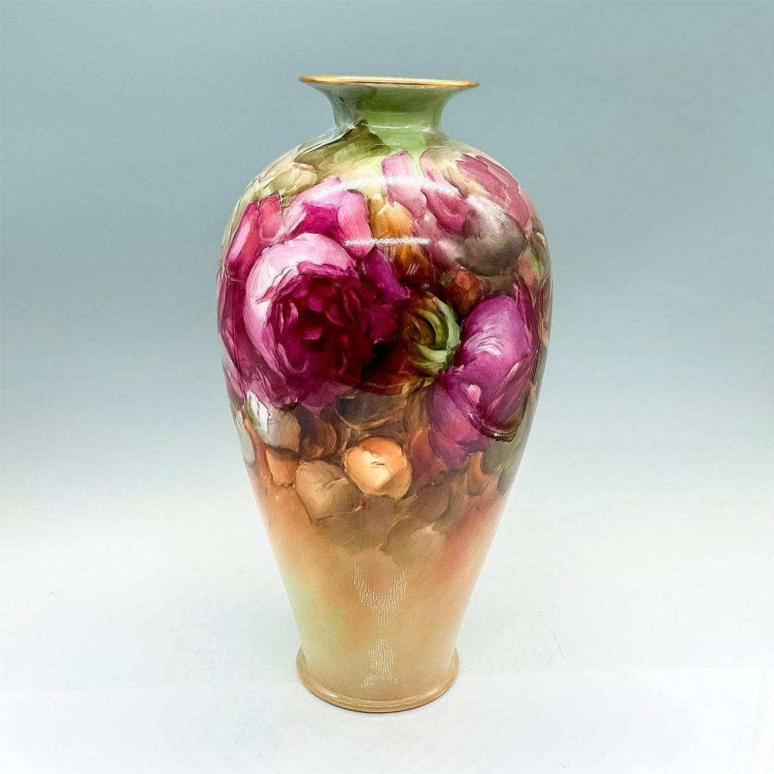 Lenox Belleek Porcelain Floral Vase (1 of 3)