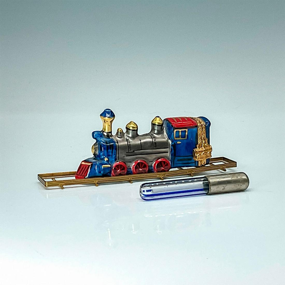 2pc Limoges Locomotive Box with Perfume Bottle (1 of 4)