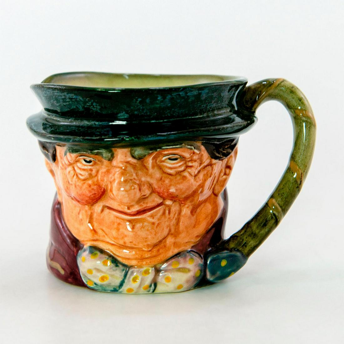 Tony Weller D5530 - Small - Royal Doulton Character Jug: Rare; Souvenir from Bentalls 1936 backstamp. Made for a single year only. Doulton backstamp. Good condition. #CharlesDickens Artist: Harry Fenton and Leslie Harradine Issued: 1936 Dimensions: 3.25"H M