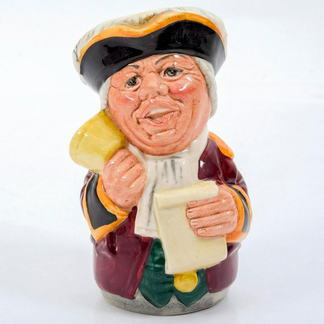 Mr Tonsil, Town Crier D6713 - Large - Royal Doulton Toby Jug (1 of 3)
