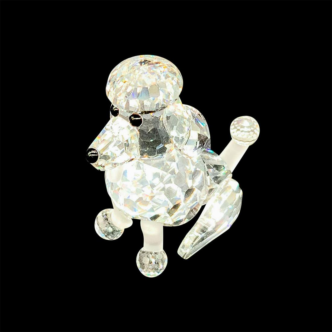 Swarovski Crystal Figurine, Poodle Sitting (1 of 4)