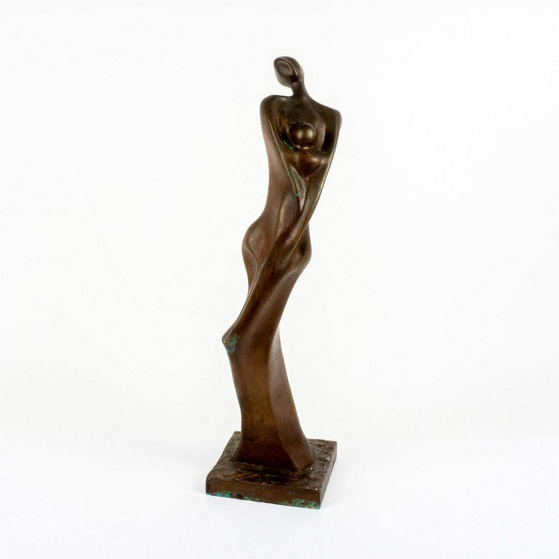 Lumia Modern Bronze Sculpture, Mother and Child (1 of 5)
