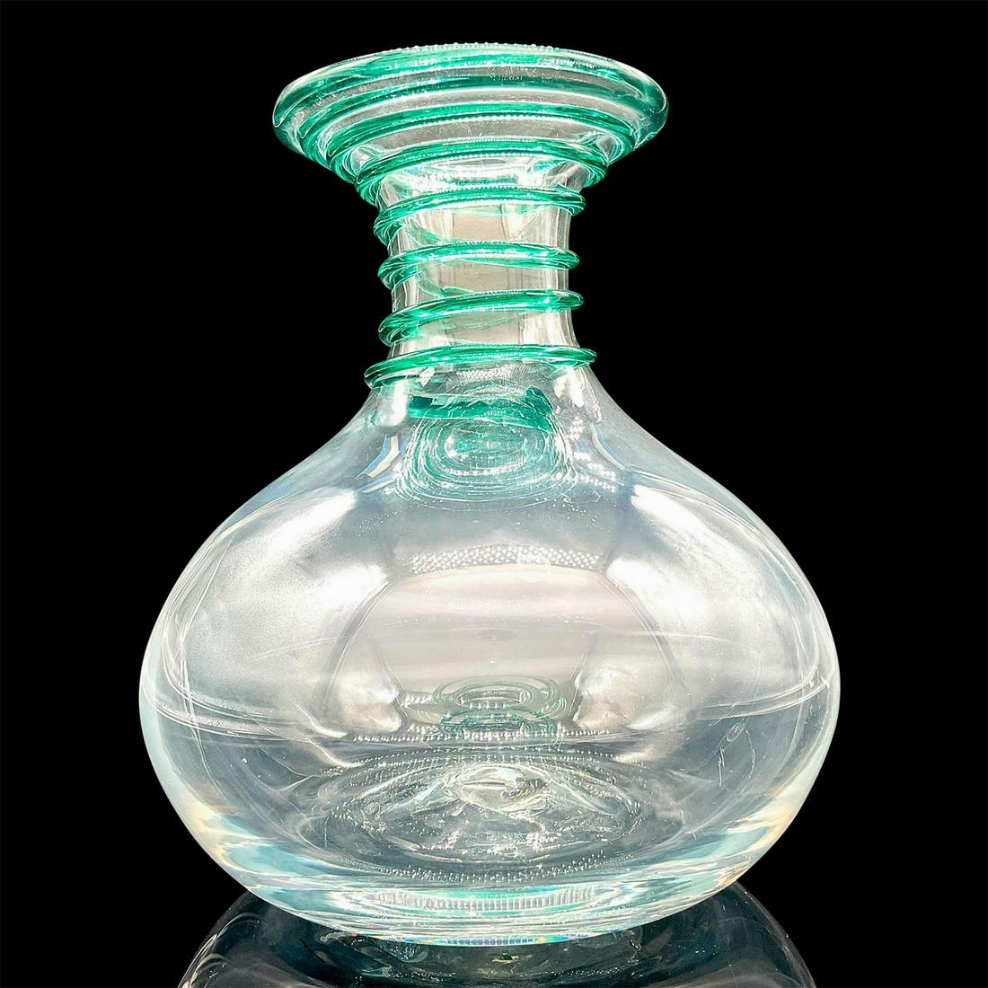 Blenko Glass Spiral Vase (1 of 2)